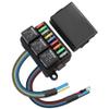 Weasch 12V 9 Way Pre-Wired Fuse Relay Box Kit with 3 x 80A 4-Pin Relays view 1