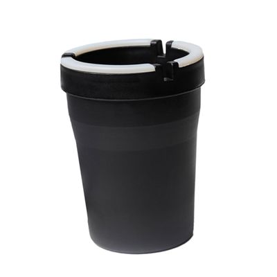 Happyyami Dark Car Ashtray Portable Auto with Heavy-duty Plastic Compact Fits Cup Holders Keeps Car Clean and Hygienic for Vehicles and Trucks