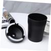 Happyyami Dark Car Ashtray Portable Auto with Heavy-duty Plastic Compact Fits Cup Holders Keeps Car Clean and Hygienic for Vehicles and Trucks view 4