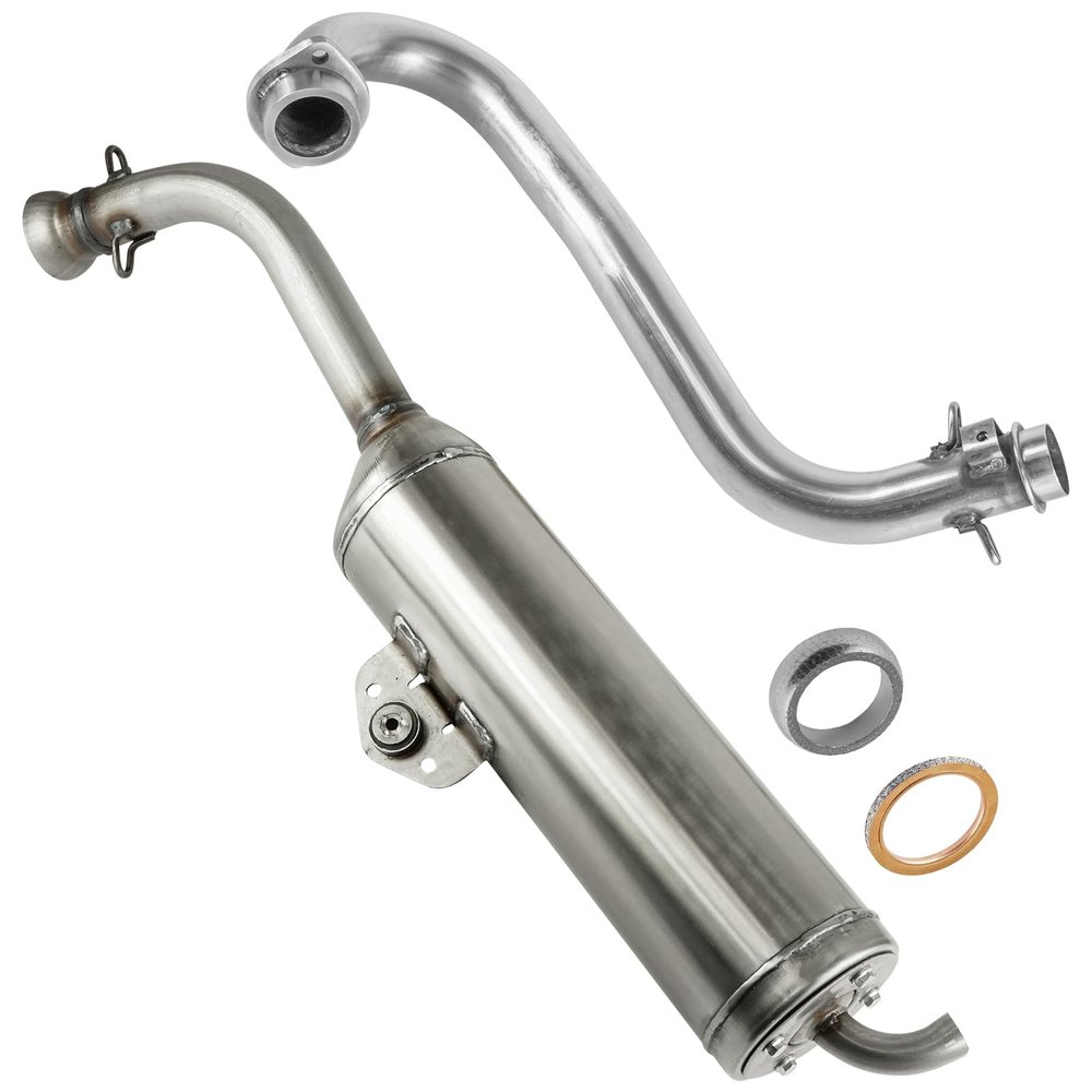 Powersports Replacement Parts for Exhaust Muffler Kit For Yamaha Grizzly 700 YFM700 EPS XTR 2020-2023 Mod-C33C-78022