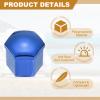 PATIKIL 19mm Wheel Lug Nut Cover Bolt Caps, 20 Pack Universal Car Tire Nut Cover with Tongs for Various Cars Trucks SUV ATV RVs, Blue view 3