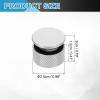PATIKIL Pipeliner Welding Hood Helmet Fasteners, Aluminum Alloy Headgear Replacement Parts Inside Anti-Slip Rubber Pad with Hole for Hard Hat Accessories, Silver view 2