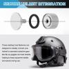 PATIKIL Pipeliner Welding Hood Helmet Fasteners, Aluminum Alloy Headgear Replacement Parts Inside Anti-Slip Rubber Pad with Hole for Hard Hat Accessories, Silver view 3