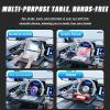 DFRDGFAG Car Steering Wheel Tray Desk for Fiat Doblo Ratico Panorama, Portable Clip-On Car Table | Adjustable Anti-Slip Vehicle Desk for Eating, Laptop, Work view 3