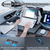 DFRDGFAG Car Steering Wheel Tray Desk for Fiat Doblo Ratico Panorama, Portable Clip-On Car Table | Adjustable Anti-Slip Vehicle Desk for Eating, Laptop, Work view 4