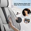 VIUDMEK Front Set Leather Seat Covers for VW Golf SportWagen 2015-2019,Waterproof Full Wrapping Edge Car Seat Covers,Ergonomic Lumbar Support Car Seat Cover,Auto Interior(Black Gray,2PCS) view 4