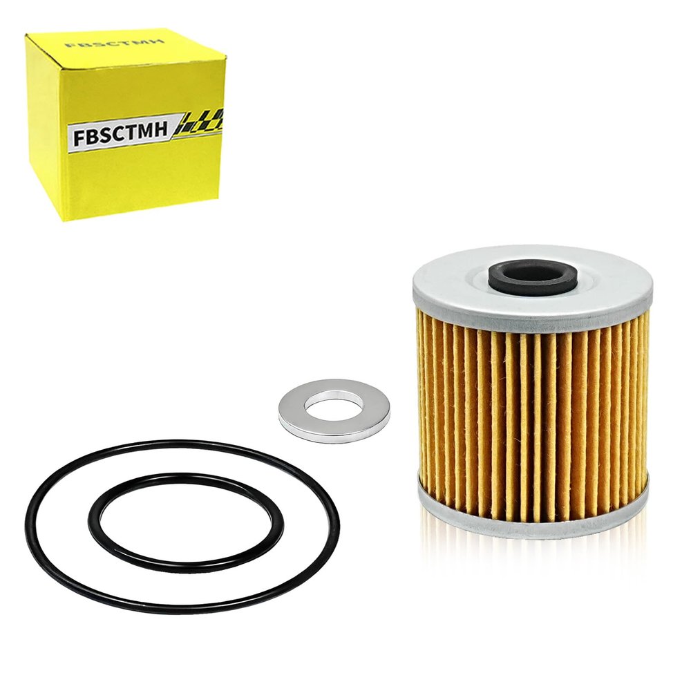 Oil Filter Kit Compatible with Kawasaki Bayou 220 250 300 Lakota 300