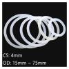 XVBILM 10pcs Thickness CS 4mm OD 12~95mm Silicone O Ring Gasket Waterproof Washer Rubber Insulate Round Shape Seal White(OD 20MM_4MM) view 2