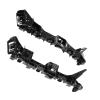 Boxonly Front Bumper Bracket Retainer Spacer Pair Compatible with for Honda Fit 2015-2020, Left and Right Mounting Support, OE 71193-T5A-000 71198-T5A-000, Durable Black Plastic view 1