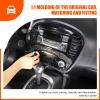 Aotumcer Soft Carbon Fiber Center Console Dash Cover Air Conditioning Button Climate Control Switch Panel Trim Frame Sticker Compatible with Nissan Juke 2011-2019 Accessories view 4