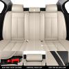 JBRT Custom Fit Seat Covers for Infiniti QX60 2014-2026, Abrasion & Stain-Resistant Leatherette, Soft Breathable Design for Lasting Comfort(5 Seats Standard,Beige Brown) view 4