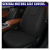 YoRise 2PCS Car Seat Covers, Comfortable Breathable Front Seat Covers, Highly Elastic Automotive Seat Protector Cover Accessories for RV, SUV, Truck, Sedan (Black) view 3