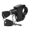 Sbulhia Motorcycle Helmet Lock, Anti-Theft Handlebar Mount Helmet Security Holder Hook with 2 Keys, Aluminum Alloy Helmet Safety Lock for Motorbike Scooter Street Bike Dirt Bike view 1