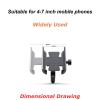 GFHJXHD Motorcycle Handlebar Mobile Phone Holder GPS Stand Bracket Accessories, for Honda XADV750 XADV150 X-ADV X Adv 750 150 2014-2020 view 3