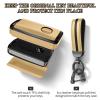 QfungYe For Mazda Key Fob Cover Accessories, Matte TPU Material, With a Cute Leather Keychain, for 2019-2025 Mazda 3,2020-2026 CX-5, CX-30, CX-9CX-50 view 4