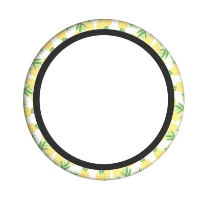 Elastic Steering Wheel Coverhigh Elastic Full-Width Printed Steering Wheel Cover, Neoprene Material is Non-Slip and Wear-Resistant, Suitable for Cars/Suvs/Trucks.