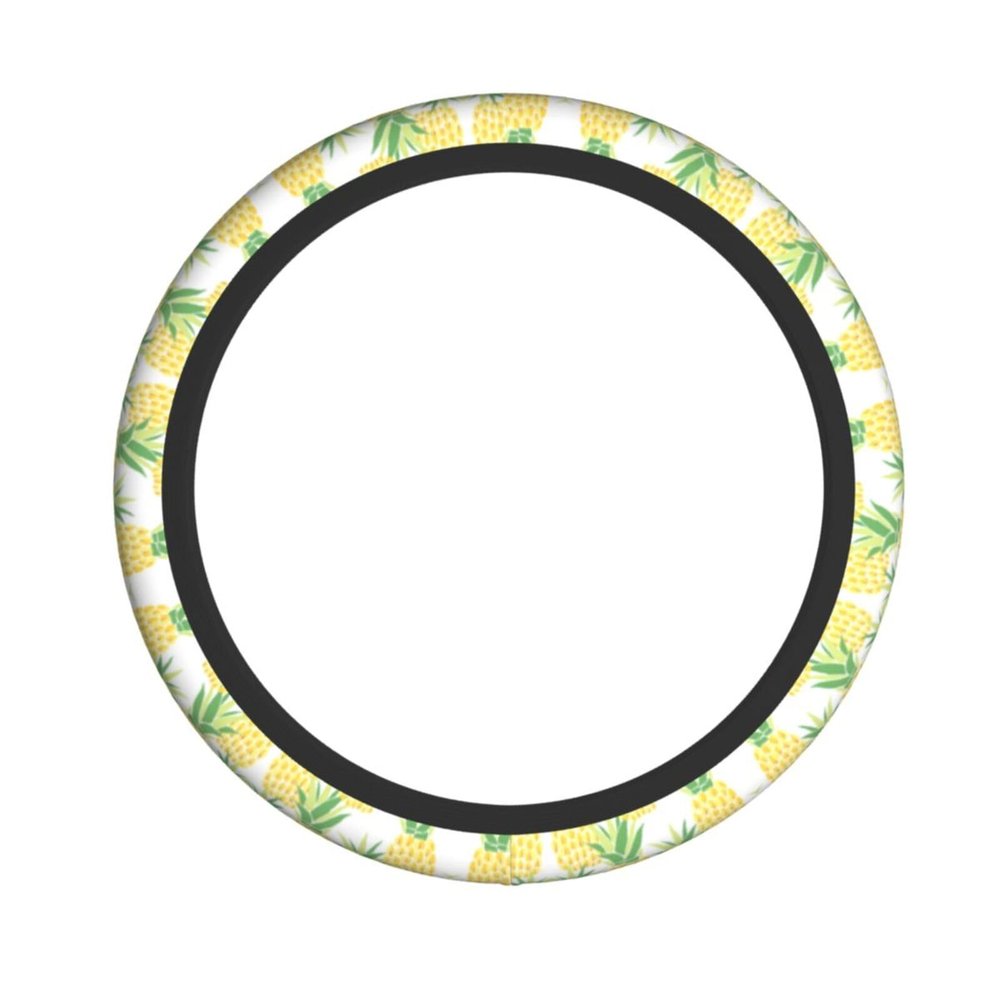 Elastic Steering Wheel Coverhigh Elastic Full-Width Printed Steering Wheel Cover, Neoprene Material is Non-Slip and Wear-Resistant, Suitable for Cars/Suvs/Trucks.