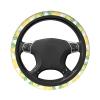 Elastic Steering Wheel Coverhigh Elastic Full-Width Printed Steering Wheel Cover, Neoprene Material is Non-Slip and Wear-Resistant, Suitable for Cars/Suvs/Trucks. view 3