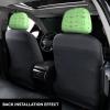 JZDACH Fun and Stylish Car Headrest Covers, Set of 2 Personalized Auto Accessories Aliens Sasquatch Savage Dinosaurs Green view 3