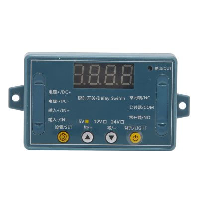 Time Delay Module 5V, LED Digital Display Delay Module, 32 Modes Regulable Timing Automatic Control, 001s. 999mins Time Range, for Motor Pump Strip