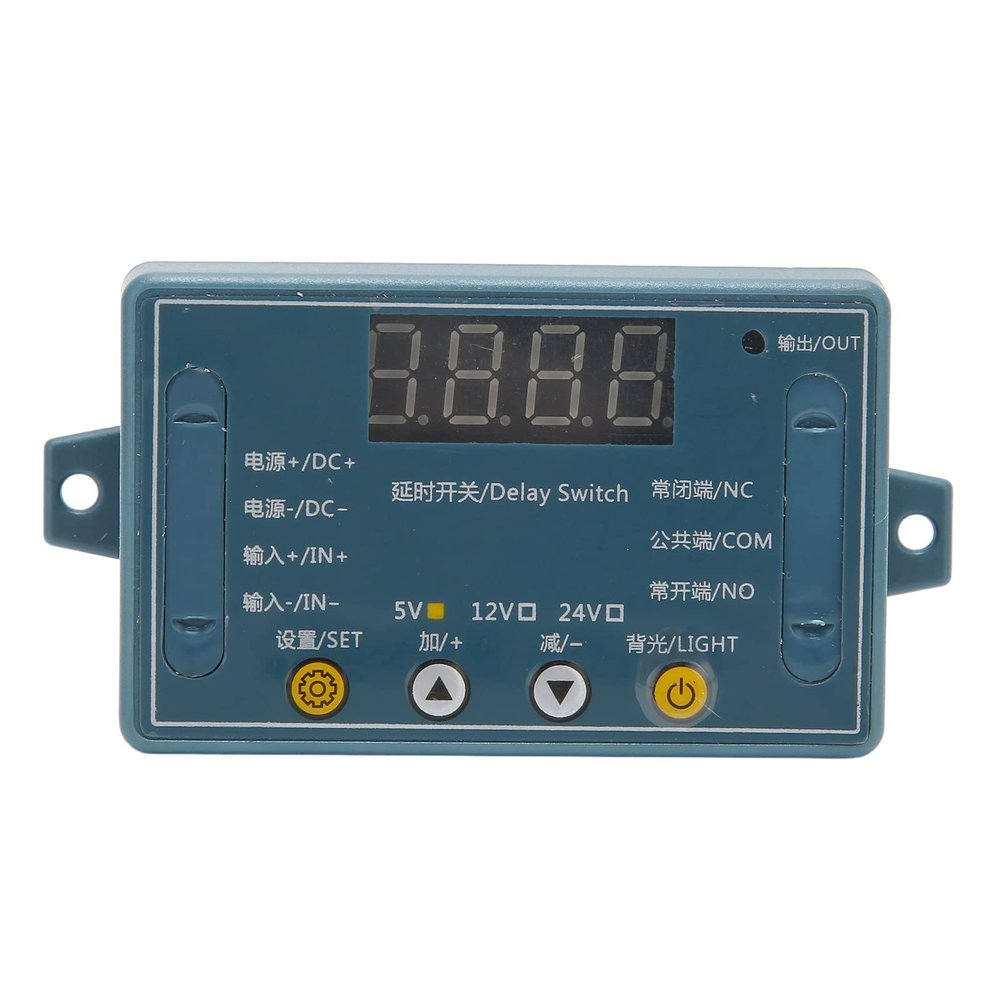 Time Delay Module 5V, LED Digital Display Delay Module, 32 Modes Regulable Timing Automatic Control, 001s. 999mins Time Range, for Motor Pump Strip