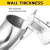 MECCANIXITY 2 Pack 45 Degree Mandrel Bend Elbow with Welding Gloves, 60mm(2-3/8") OD 14 GA/0.08 inch Thickness 304 Stainless Steel 45Exhaust Elbow for Exhaust System, Stair Handrail HVAC view 3
