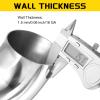 MECCANIXITY 4 Pack 90 Degree Mandrel Bend Elbow with Welding Gloves, 32mm(1-1/4") OD 16 GA/0.06 inch Thickness 304 Stainless Steel 90Exhaust Elbow for Exhaust System, Stair Handrail HVAC view 3