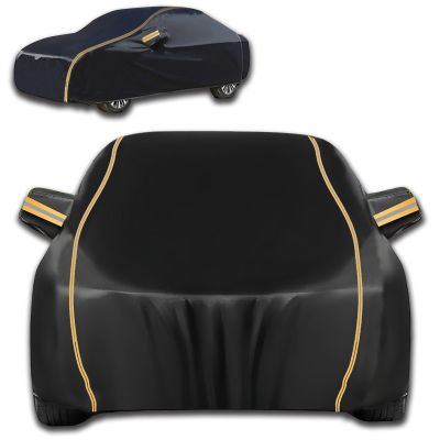 Car Cover Custom Fit for Land Rover Discovery 2005-2016,Oxford Cloth Full Exterior Covers Waterproof Tear-Resistant Anti UV Windproof Outdoor Indoor Universal with Side Zippers