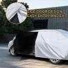 Car Cover Custom Fit for Land Rover Discovery 2005-2016,Oxford Cloth Full Exterior Covers Waterproof Tear-Resistant Anti UV Windproof Outdoor Indoor Universal with Side Zippers view 3