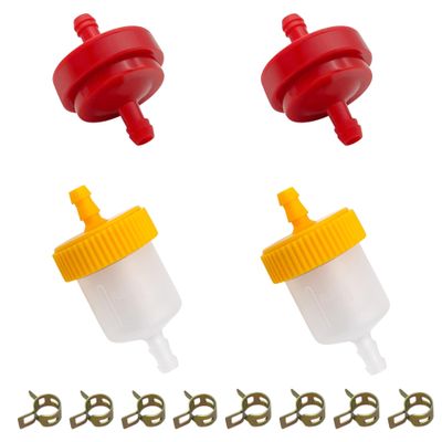 Strongthium 3/16" 1/4" 298090s Inline Gas Fuel Filter Kit