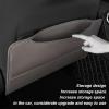 BAWPMAQY 2-Pack Car Seat Kick Mat Protectors for Toyota Tacoma 2023-2024, Leather Seat Back Anti-Kick Pad Universal, Waterproof Anti-Scratch for Most SUVs Minivans, C/Brown view 4