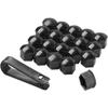 YUFENGLIHAI 20Pcs Lug Nut Covers for Tesla Model Y, Car Wheel Center Bolt Caps Rim Protection Rustproof Replacement with Removal Tool,A/Black-B/19mm view 1