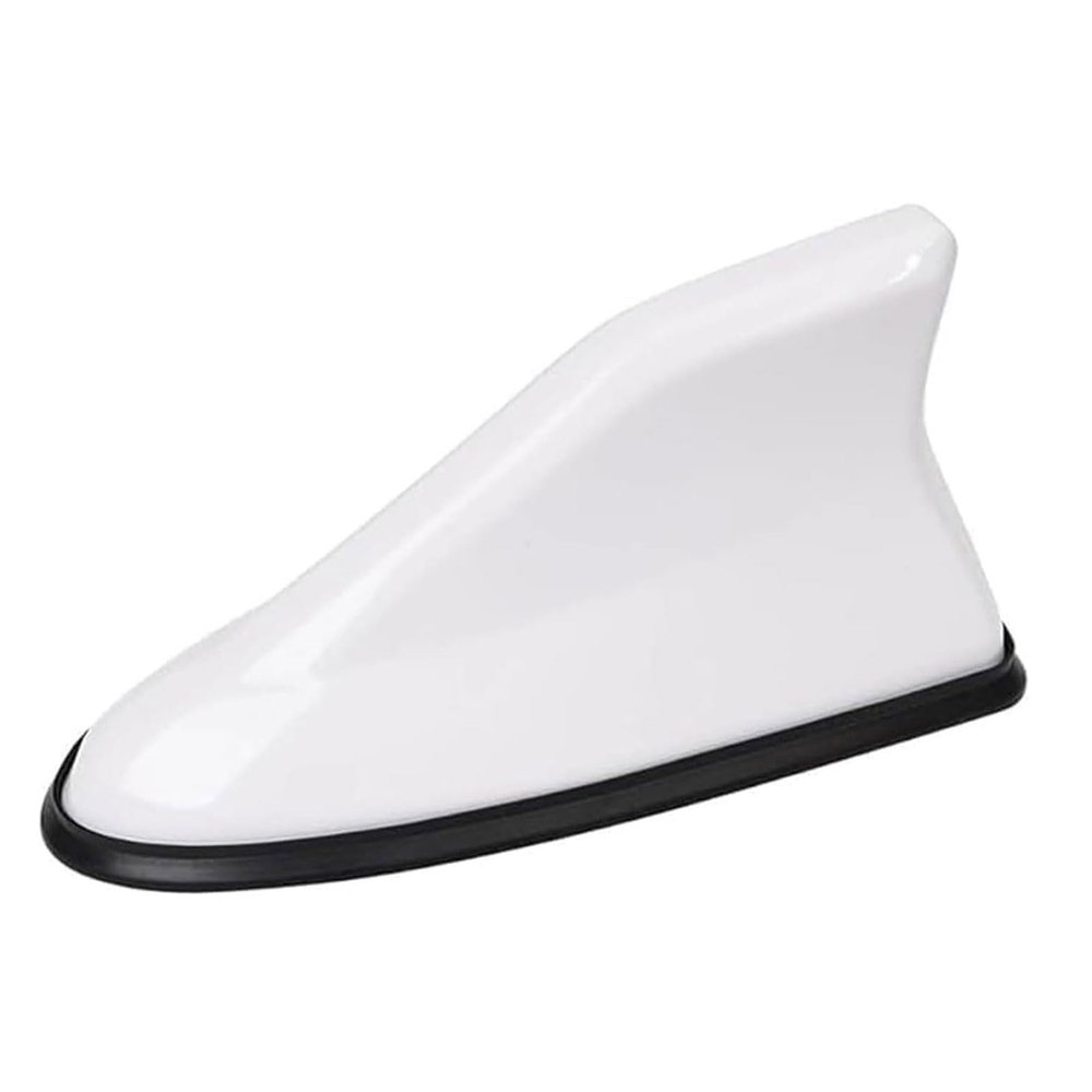 Car Shark Fin Aerial Antenna for Audi A8 D4, 4H 2010 2011 2012 2013 2014 2015 2016 2017, Shark Fin Antenna Topper Roof Aerial Cover Trim, Car Accessories,White