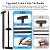 150PCS Upgraded Nylon Universal Cable Tie Buckle,Self-Locking Multifunctional Zipper Clips, Zip Ties Heavy Duty with UV Resistance for Car Bumper Fender Repair, Home, Garden, and Outdoor Organization view 3