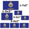 Kansas State Flag Sticker Premium Vinyl Decal with UV Ink Good for Travel, Classroom Learning, Educational Decor, Souvenirs, and Gifts 12x8 Inch Sheet of 7 Flags in Different Sizes view 2