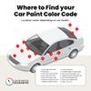 TouchUpDirect Car Paint Touch Up Brush Kit Compatible with BMW C7T Polarized Gray Metallic Exact Match Auto Paint Kit with Car Color and Clearcoat, for Repainting or Scratch Repair, Essential Kit view 3
