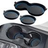 for Honda Civic Accessories 2026 2025 2024 2023 2022 Cup Holder Inserts Center Console Liner 3D Silicone Cup Holder Coaster Protector Mat Pad Non-Slip Interior Decoration for Civic 3Pcs (Blue) view 1