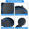 for Honda Civic Accessories 2026 2025 2024 2023 2022 Cup Holder Inserts Center Console Liner 3D Silicone Cup Holder Coaster Protector Mat Pad Non-Slip Interior Decoration for Civic 3Pcs (Blue) view 4
