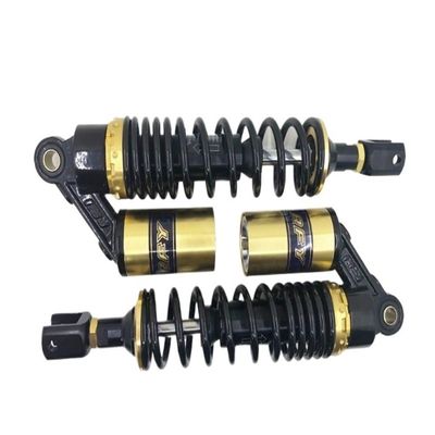 Suspension air Shock absorbers 1pair 13.5" 340mm Motorcycle Shock Absorbers Suspension Clamp for for for Scooter ATV Quad Black+Yellow