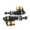 Suspension air Shock absorbers 1pair 13.5" 340mm Motorcycle Shock Absorbers Suspension Clamp for for for Scooter ATV Quad Black+Yellow view 3