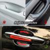 8pcs Car Door Handle Scratch Protector for Nissan Rogue 2014-2020 2021-2025, Reflective Door Handle Cup Stickers Paint Guard Protective Films,White view 4