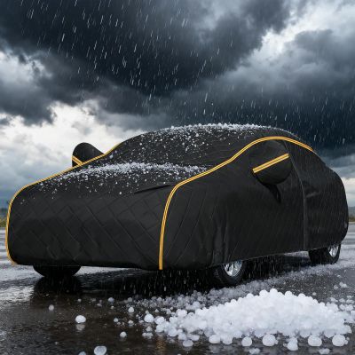 Outdoor Car Cover for Acura EL (ES3)(2000-2005),Thickened Cotton Car Covers Waterproof Scratch Resistant Dirtproof Antifreeze Insulation with Zipper Door