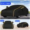 Outdoor Car Cover for Acura EL (ES3)(2000-2005),Thickened Cotton Car Covers Waterproof Scratch Resistant Dirtproof Antifreeze Insulation with Zipper Door view 2