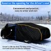 Outdoor Car Cover for Acura EL (ES3)(2000-2005),Thickened Cotton Car Covers Waterproof Scratch Resistant Dirtproof Antifreeze Insulation with Zipper Door view 3
