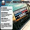 Government Sucks | Bumper Sticker or Car Magnet | Anti Government Decal Black Magnetic Bumper Decorations for Doors Cars [7.5x3.75] view 4
