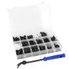 415PCS Car Set with Rubber Removal Tool, Auto Fastener Kit, Nylon Car Rivet Retainer Push Pin for Bumper Trim Panel, Replacement for view 1