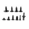 415PCS Car Set with Rubber Removal Tool, Auto Fastener Kit, Nylon Car Rivet Retainer Push Pin for Bumper Trim Panel, Replacement for view 3