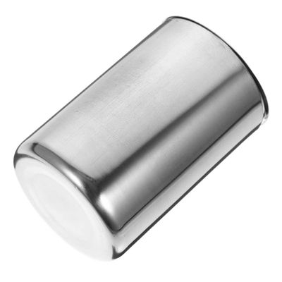 Anneome Stainless Steel Car Ashtray with Deep Funnel Design Smokeless Portable Ash Tray Fits Cup Holders for Office Home Bedroom Use