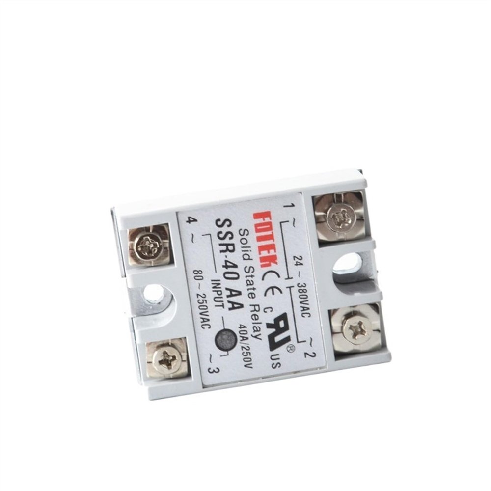 40A Relay SSR-40AA Input 80-250VAC Output 24-380VAC