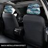 Qwvbn Ukiyo-e style waves Prints Car headrest covers 2-pack, soft and comfortable, good stretchability for cars, trucks and vans view 2